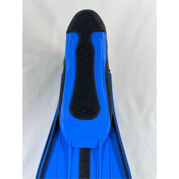 Cressi Mens Blue Black Snorkeling Scuba Full Foot Rondinella Fins Size mens 6.5 - Picture 6 of 10